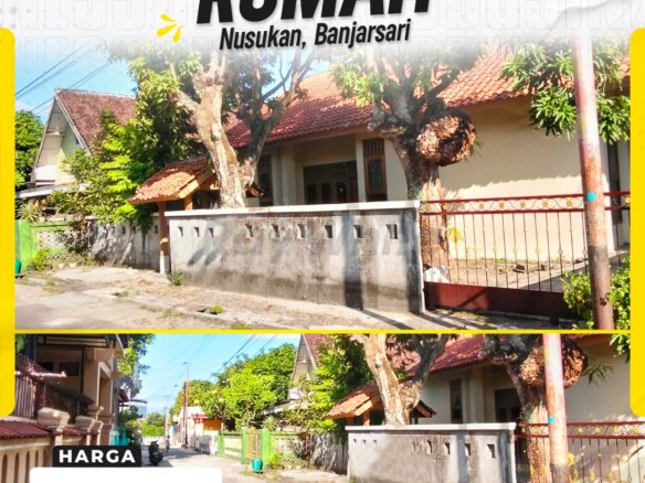 Rumah Luas Asri Strategis Halaman Lapang di Nusukan Banjarsari Solo