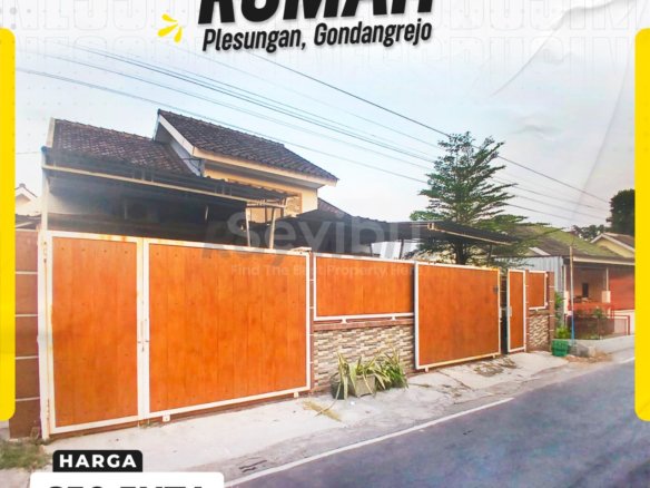 Rumah Minimalis Siap Huni plesungan gondangrejo karanganyar