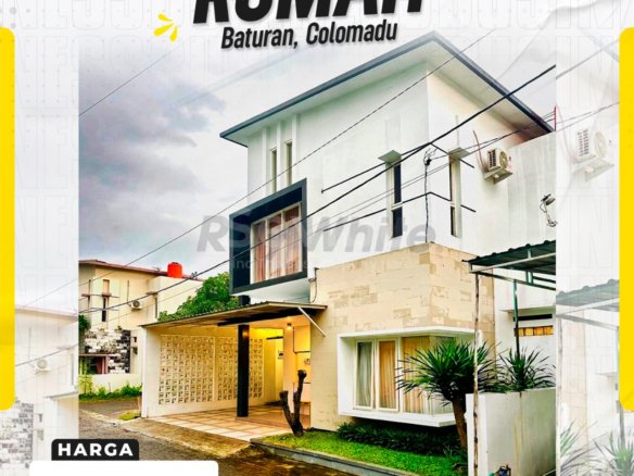 Rumah Modern 2 Lantai 4 KT 3 KM Full Furnished di baturan colomadu