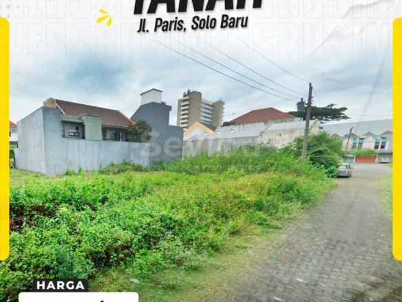 Tanah Strategis di Jl. Paris Sektor 3 Solo Baru Grogol Sukoharjo