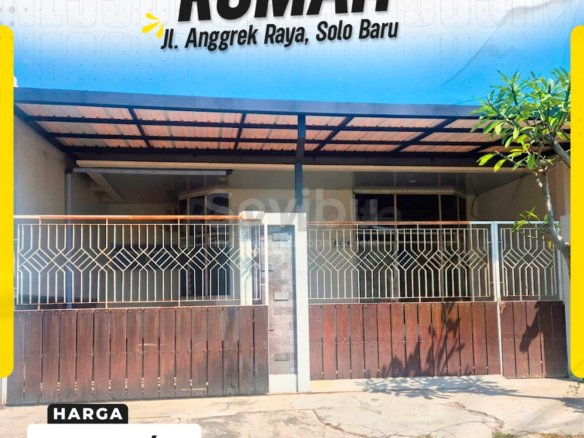 Sewa Rumah Luas di Jl. Anggrek Raya Solo Baru Grogol Sukoharjo
