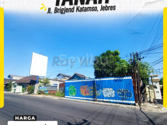Sewa Tanah Komersial Pinggir Jalan Utama Brigjend Katamso solo
