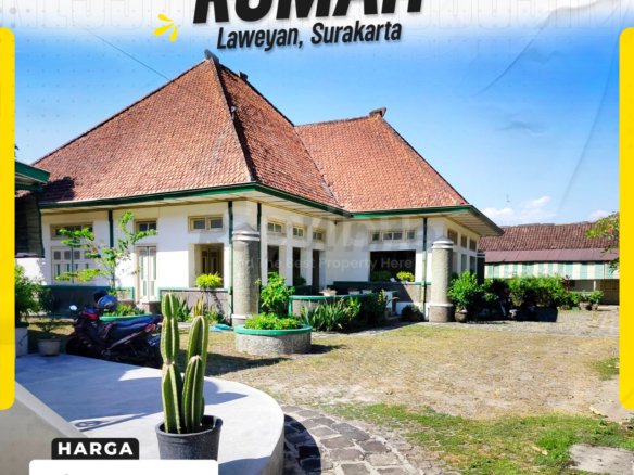 Rumah Klasik Mewah berlokasi di wisata batik Laweyan Solo