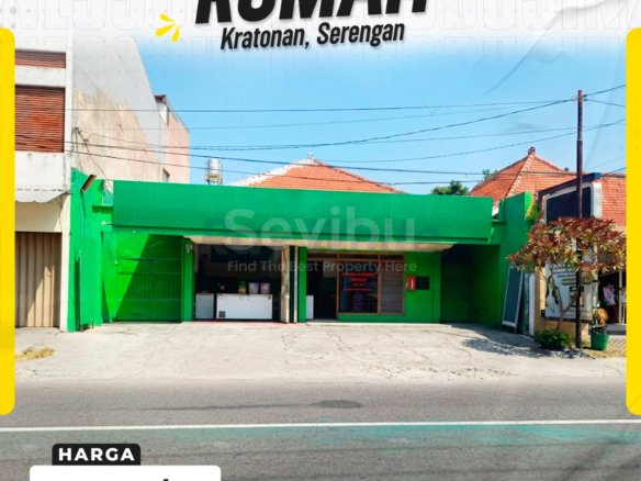 Sewa Rumah / Tempat Usaha Pinggir Jalan Utama M Yamin Serengan Solo