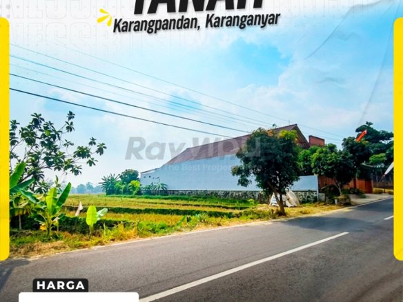 Tanah Pekarangan Strategis Tepi Jl. Blora Geneng Karangpandan Karanganyar