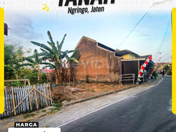 Tanah Pekarangan Siap Bangun Hadap Selatan di Randurejo Ngringo Jaten Karanganyar