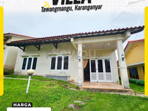 Villa Modern Furnished dengan Halaman Hijau di Area Wisata Sejuk Tawangmangu!