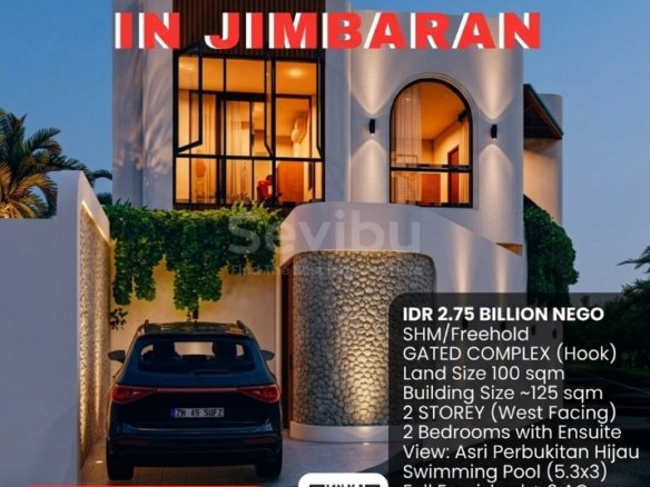 New 2 bedroom Mediterania villa in Jimbaran Bali