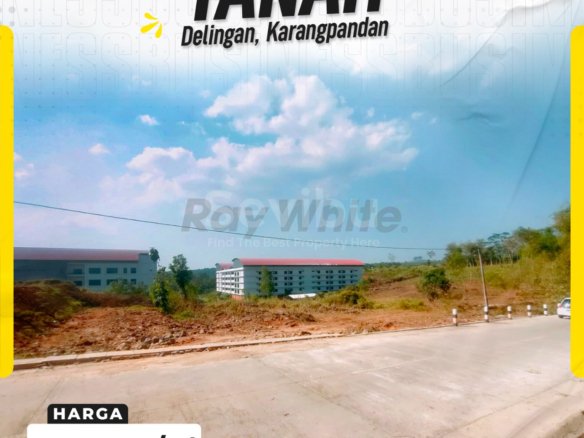 Tanah Luas Strategis Pinggir Jalan Cor Mulus di Delingan Karanganyar