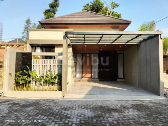 Rumah baru Limasan full furnished di Purwomartani, Sleman, Yogyakarta