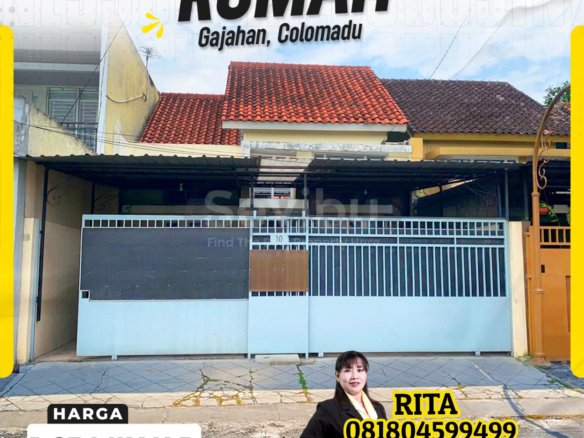 Dijual Rumah Colomadu Bonus Joglo Siap Huni Pasti Nego