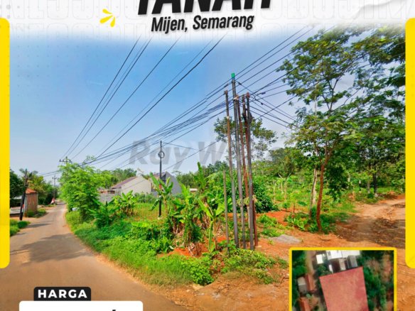 DIJUAL TANAH STRATEGIS DEKAT AREA INDUSTRI CANDI NGALIYAN DI MIJEN, SEMARANG