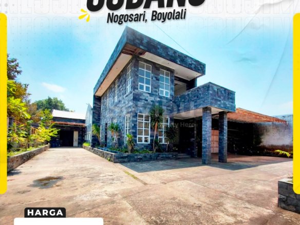 DIJUAL GUDANG & KANTOR MEWAH 2 LANTAI DI NOGOSARI, BOYOLALI