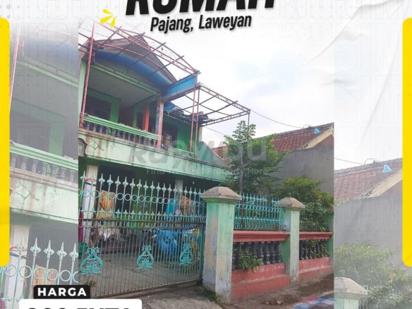 DIJUAL RUMAH 2 LANTAI STRATEGIS DEKAT PASAR PAJANG DI LAWEYAN, SURAKARTA