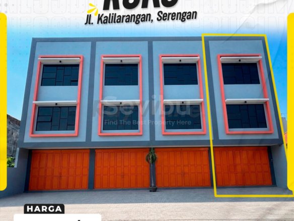 DIJUAL RUKO 3 LANTAI STRATEGIS DI JL. KALILARANGAN, SERENGAN, SURAKARTA
