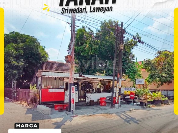 DIJUAL TANAH HOOK STRATEGIS DI SRIWEDARI, LAWEYAN, SURAKARTA