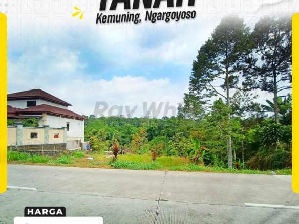 DIJUAL TANAH STRATEGIS DI KAWASAN WISATA KEMUNING, NGARGOYOSO