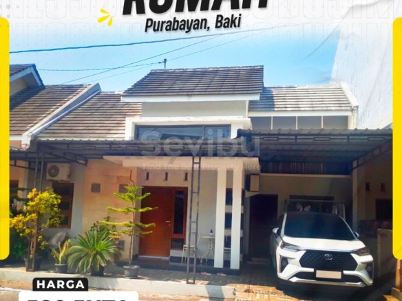 DIJUAL RUMAH MINIMALIS SIAP HUNI DI PURABAYAN, BAKI, SUKOHARJO