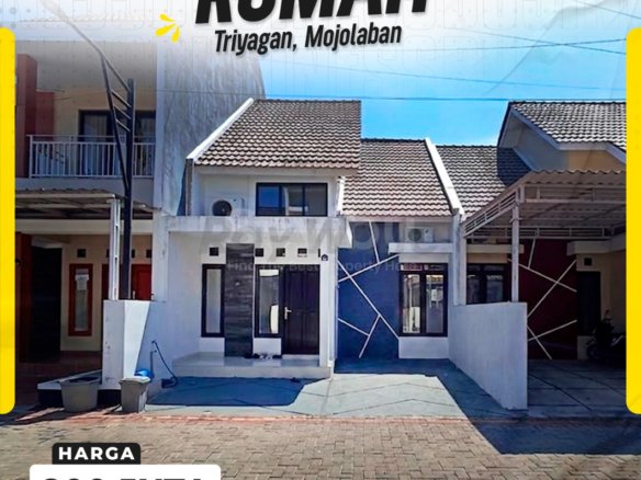 DIJUAL RUMAH MINIMALIS MODERN FURNISHED DI PERUM SAFIRA TRIYAGAN, MOJOLABAN
