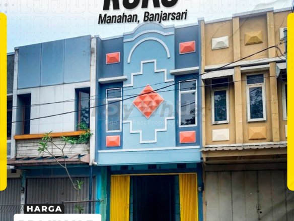 DIJUAL RUKO 2 LANTAI STRATEGIS DI MANAHAN, BANJARSARI, SURAKARTA