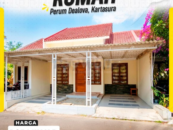 DIJUAL RUMAH MINIMALIS MODERN DI PERUMAHAN DEALOVA, PABELAN, KARTASURA, SUKOHARJO