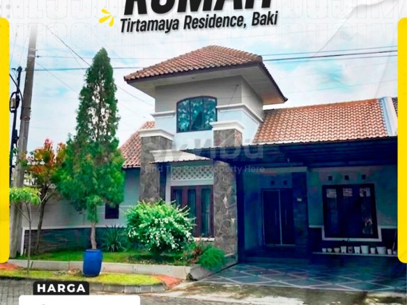 DIJUAL RUMAH MEWAH SIAP HUNI DI TIRTAMAYA RESIDENCE, GENTAN, BAKI, SUKOHARJO