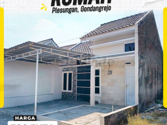 DIJUAL RUMAH MINIMALIS SIAP HUNI DI PLESIUNGAN, GONDANGREJO, KARANGANYAR