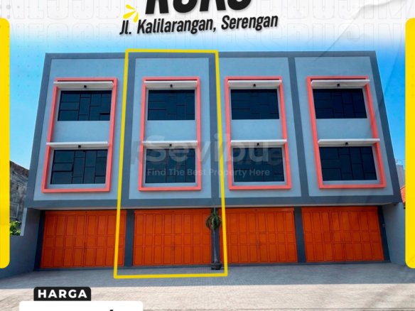 DISEWAKAN RUKO 3 LANTAI STRATEGIS DI JL. KALILARANGAN, JAYENGAN, SERENGAN, SURAKARTA