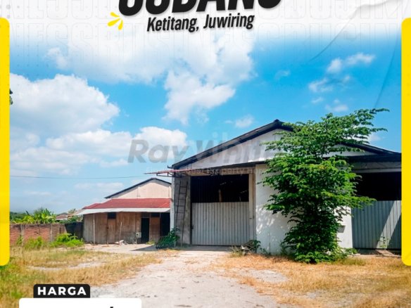 DISEWAKAN GUDANG SUPER LUAS AKSES KONTAINER DI KETITANG, JUWIRING, KLATEN