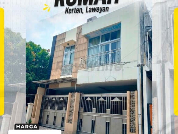 DIJUAL RUMAH MEWAH 2 LANTAI STRATEGIS DI JL. NANGKA RAYA, KERTEN, LAWEYAN solo