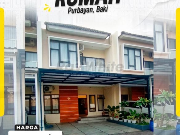 DIJUAL RUMAH MINIMALIS MODERN 2 LANTAI FURNISHED DI PERUM BMC, PURBAYAN, BAKI