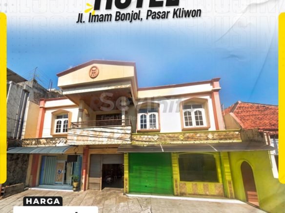 DIJUAL HOTEL / PROPERTI KOMERSIAL MEWAH STRATEGIS DI JL. IMAM BONJOL, PASAR KLIWON