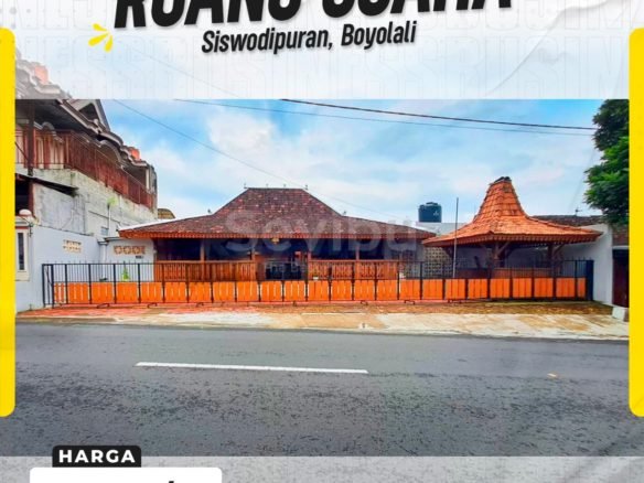 DISEWAKAN RUANG USAHA / RUMAH ETNIK JAWA BARU DI SISWODIPURAN BYL