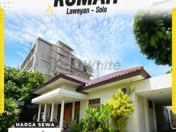 Rumah disewakan di Laweyan Solo luas mewah dan full furnished