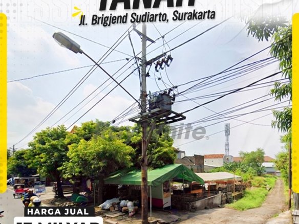 Dijual Tanah Strategis di Jl. Brigjen Sudiarto, Solo