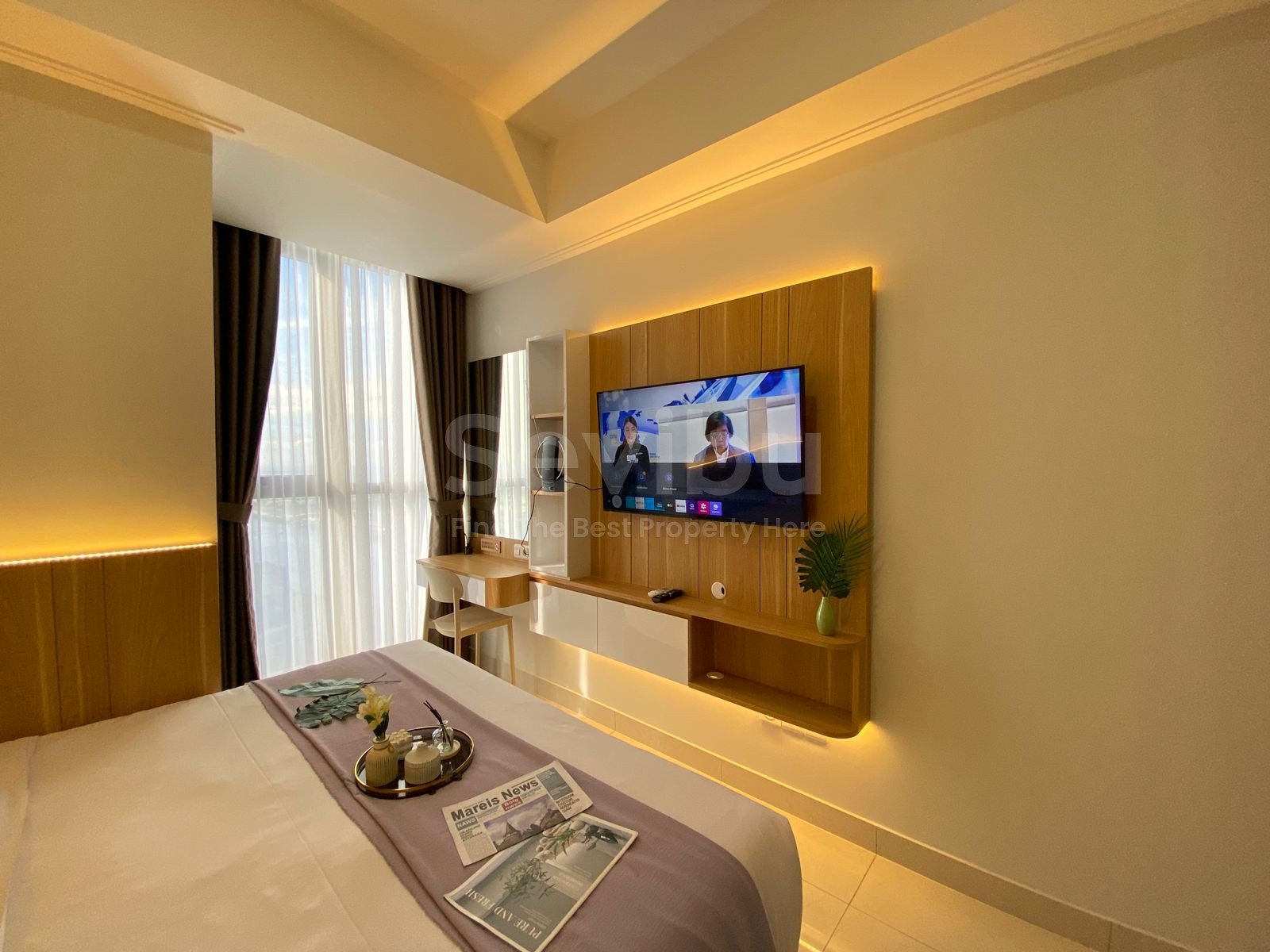 Apartemen gold coast studio tower bahama