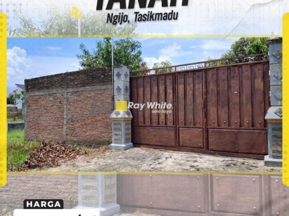 Dijual Tanah sudah Tembok Keliling di Ngijo, Tasikmadu