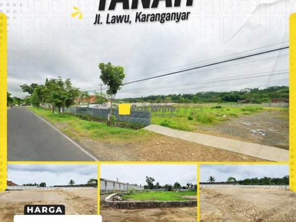 Tanah Strategis Siap Bangun di Jl. Lawu (Solo-Tawangmangu), Karangpandan