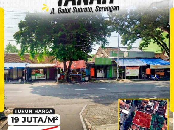 Lahan Komersial Prime Location di Pusat Kota Solo – Sangat Langka & Prospektif!
