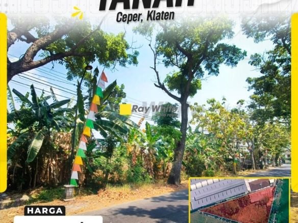 Dijual Tanah Strategis di Ceper, Klaten
