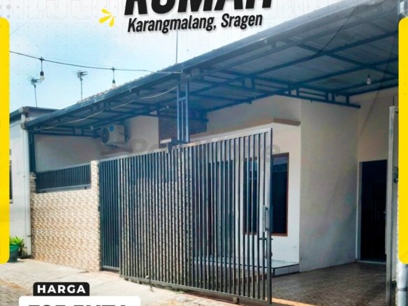 Dijual Rumah Siap Huni di Guworejo, Karangmalang, Sragen