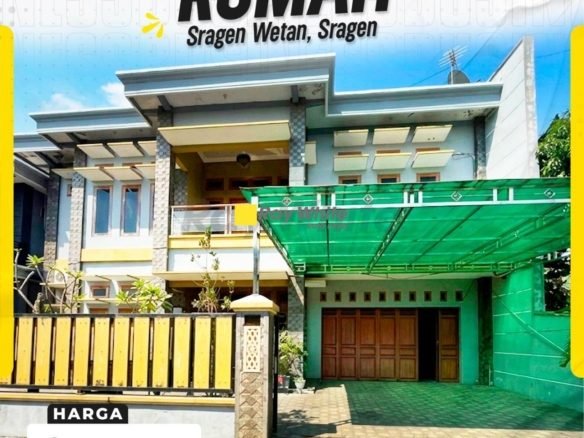 Dijual Rumah Mewah Strategis di Sragen Wetan, Sragen