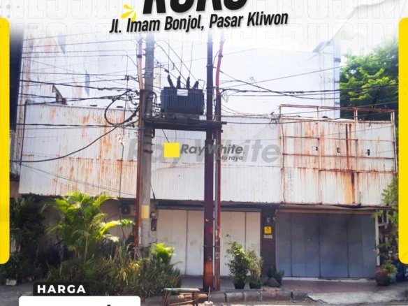 DISEWAKAN RUKO STRATEGIS DI JL. IMAM BONJOL, PASAR KLIWON