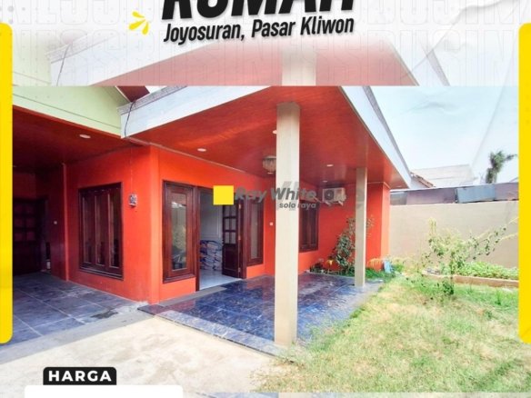 DIJUAL RUMAH MEWAH & ASRI DI JOYOSURAN, PASAR KLIWON