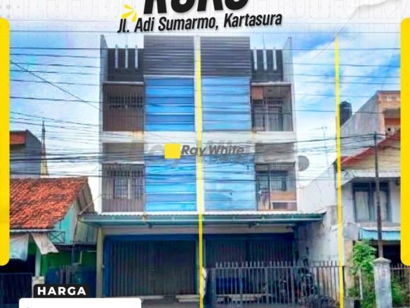 DIJUAL RUKO STRATEGIS DI JL. ADI SUMARMO, KARTASURA