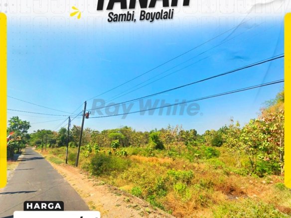 DIJUAL TANAH ZONA KUNING DI SAMBI, BOYOLALI
