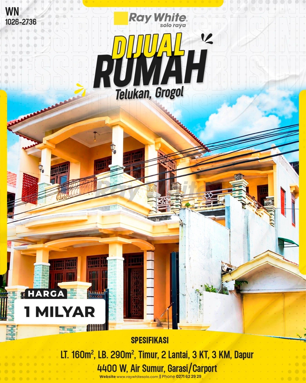 Dijual Rumah di Telukan, Grogol