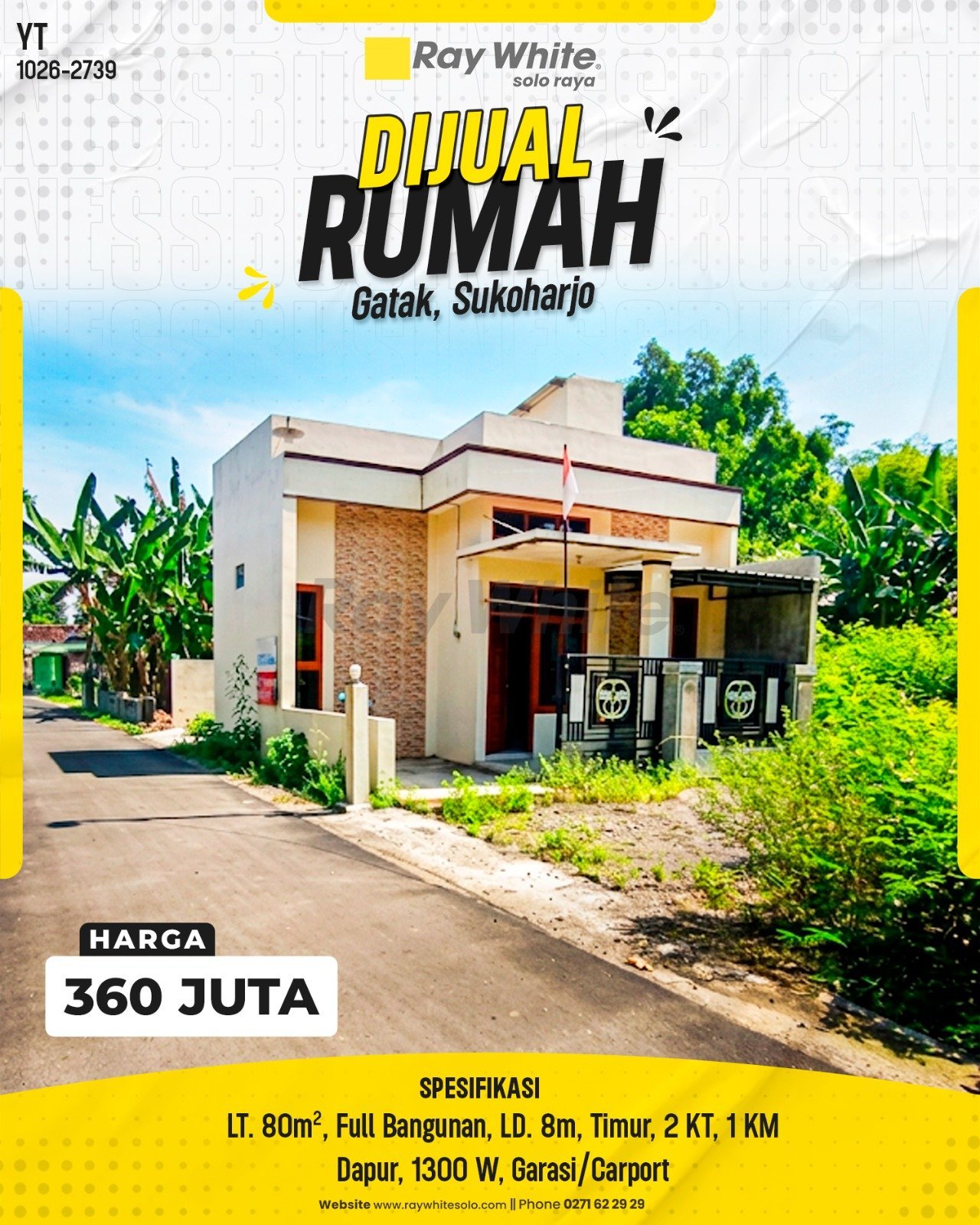 Dijual Rumah di Gatak, Sukoharjo