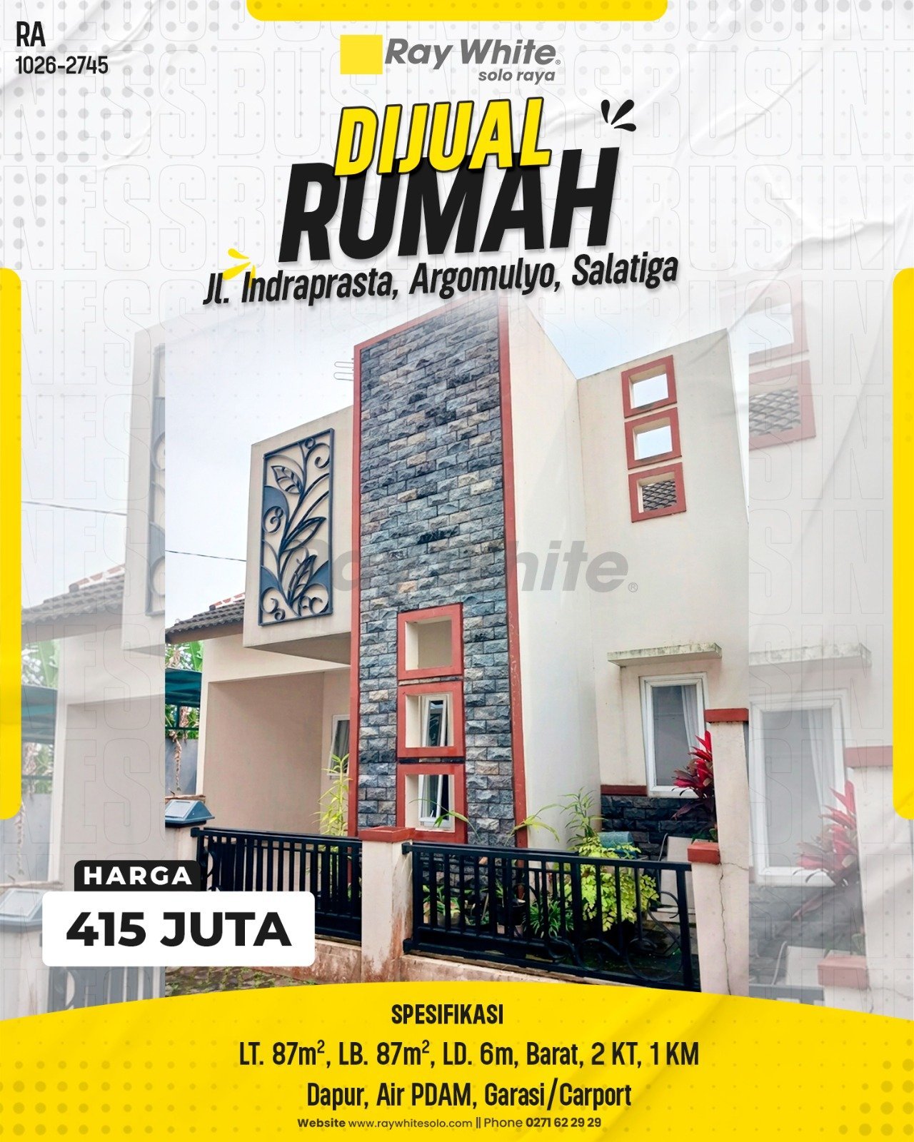 Dijual Rumah Minimalis di Perum Seven Residence, Argomulyo, Salatiga